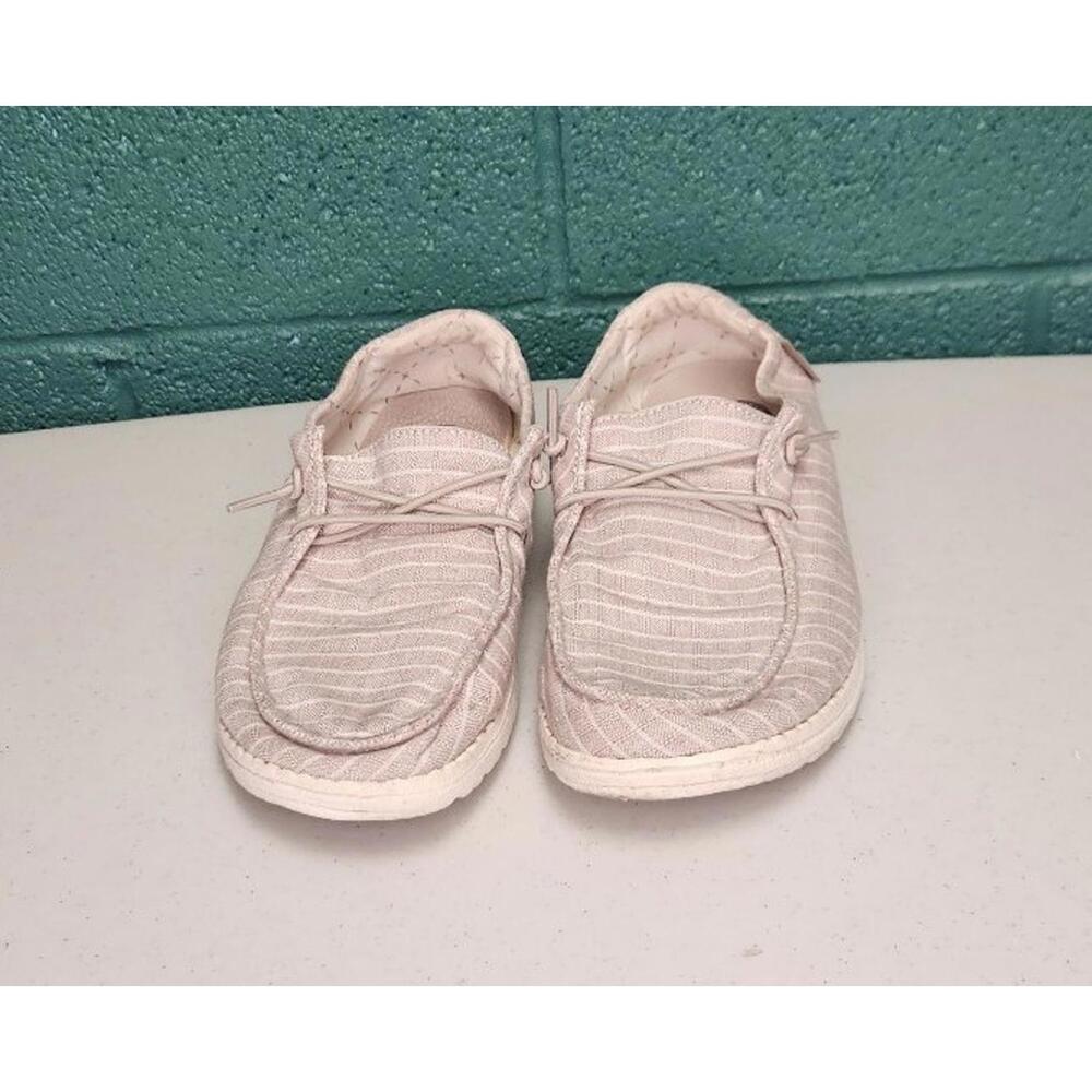 Hey Dudes Wendy Striped Grey Size 6